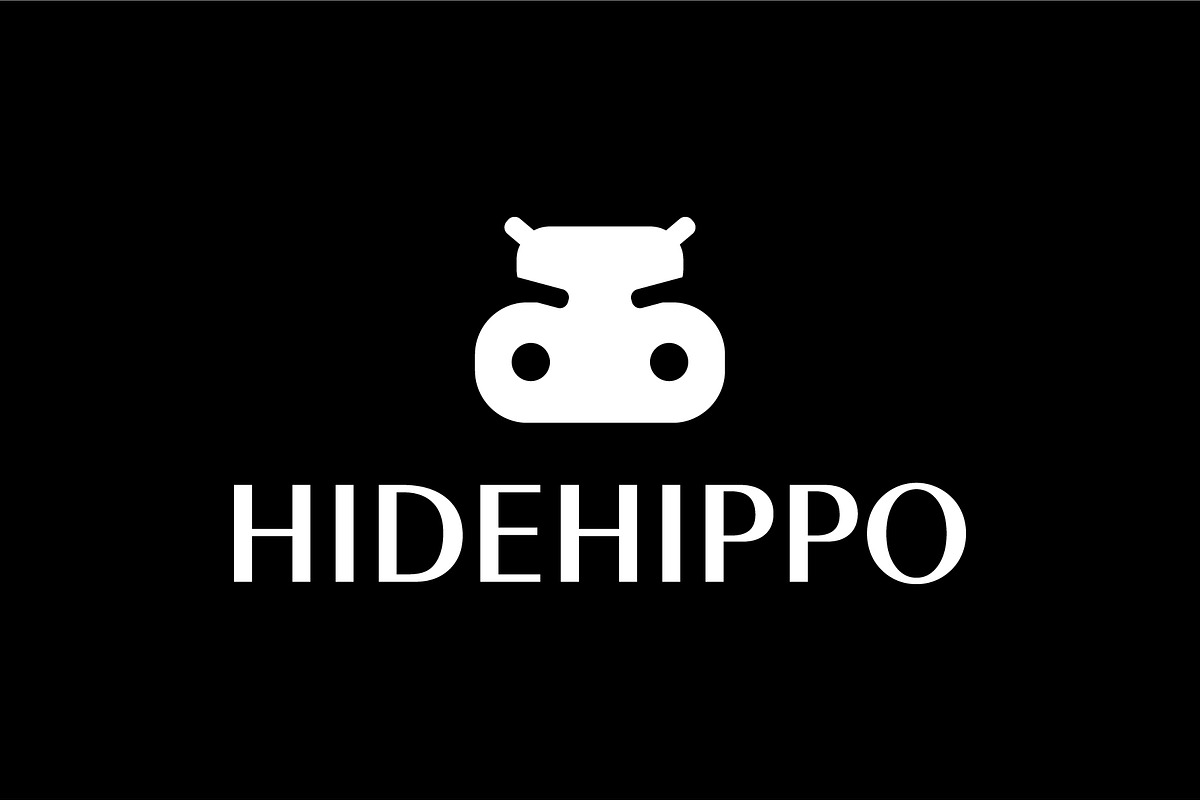 head hippo hide icon logo, a Branding & Logo Template by cdecde