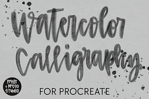Watercolor Calligraphy Brush Set