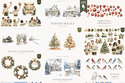 Winter & Christmas Mega Bundle 2000+, a Seasonal Illustration by PeDe Designs (Thumbnail 17 of 18)