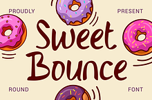 Sweet Bounce Round Font