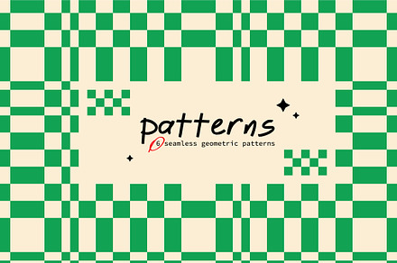 Set of seamless geometric patterns, a Pattern Graphic by Maryia's Store