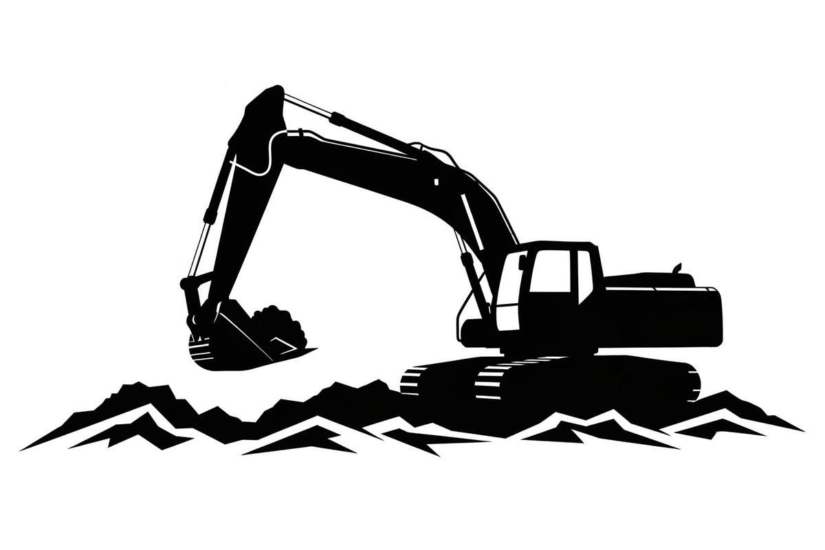 Excavator Construction Vector Bundle, an Illustration by Amazin_art (Photo 42 of 51)