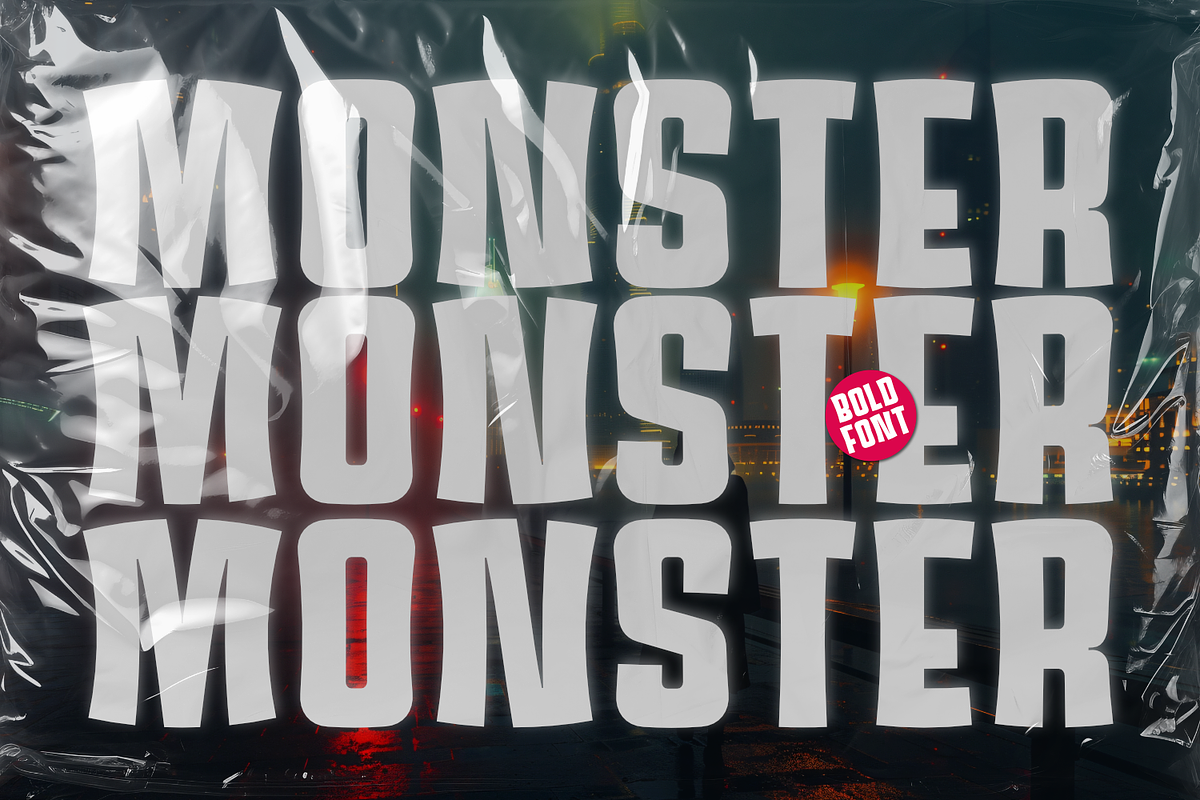 Monster Head, a Font by Linecreative (Photo 2 of 6)
