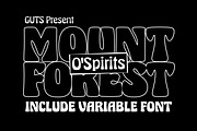 O Spirits Art Nouveau Font, a Font by Guts Type (Thumbnail 1 of 11)