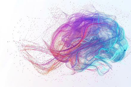 Colorful Complexity: A 3D Journey Through the Synaptic Strings of the Mind - Ge