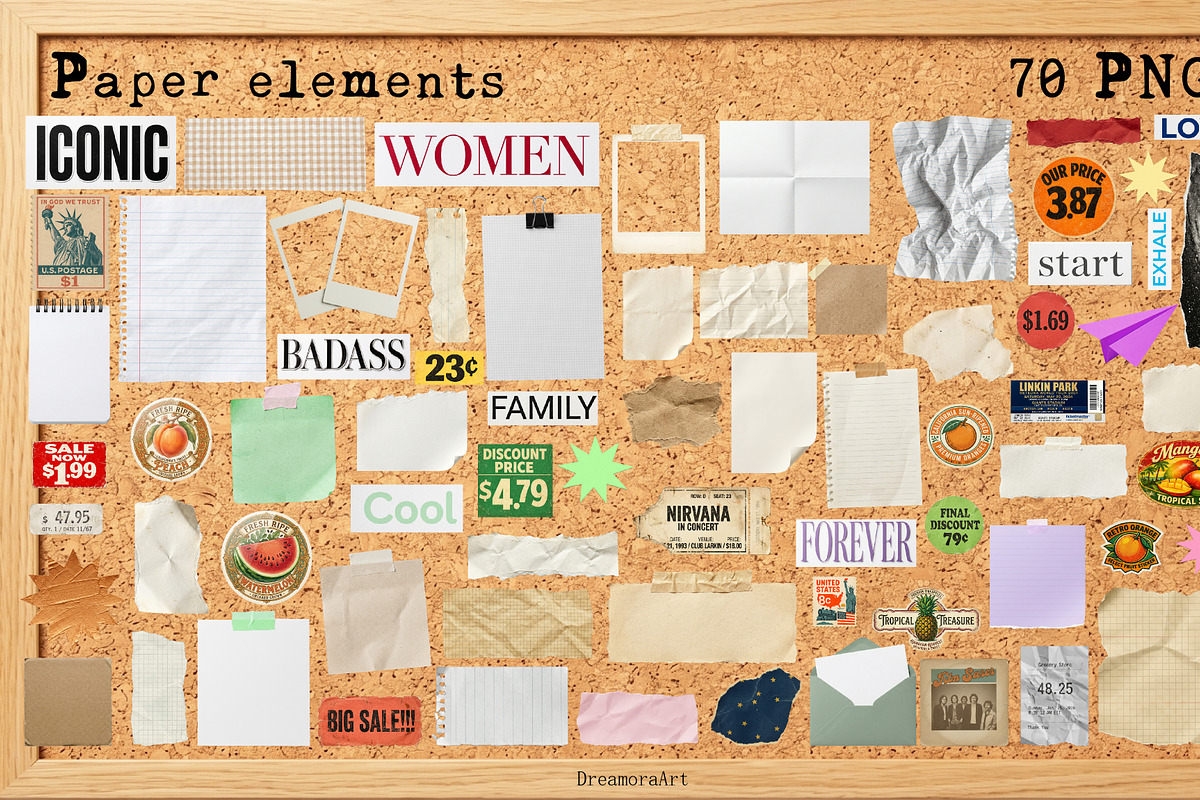 Y2K Collage 400 PNG Elements, an Object Graphic by DreamoraArt (Photo 6 of 12)