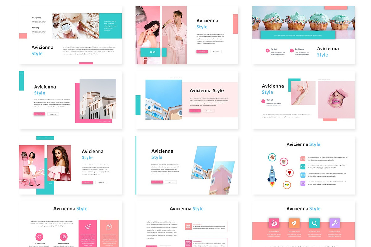 Avicienna - Google Slides Template, a Presentation Template by AQR Studio