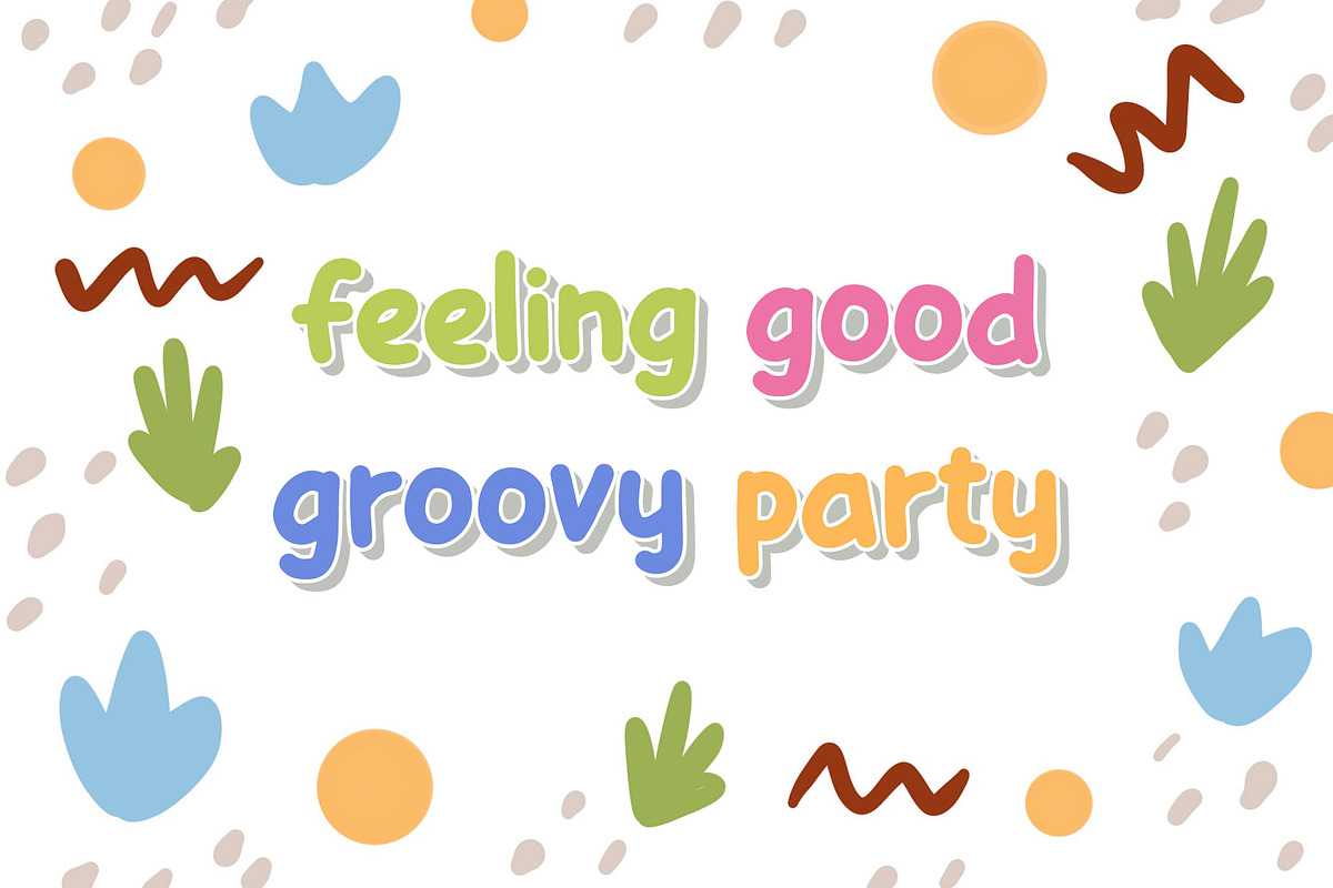 Kiddosy - Layered Display Font, a Font by Craft Supply Co. (Photo 3 of 9)