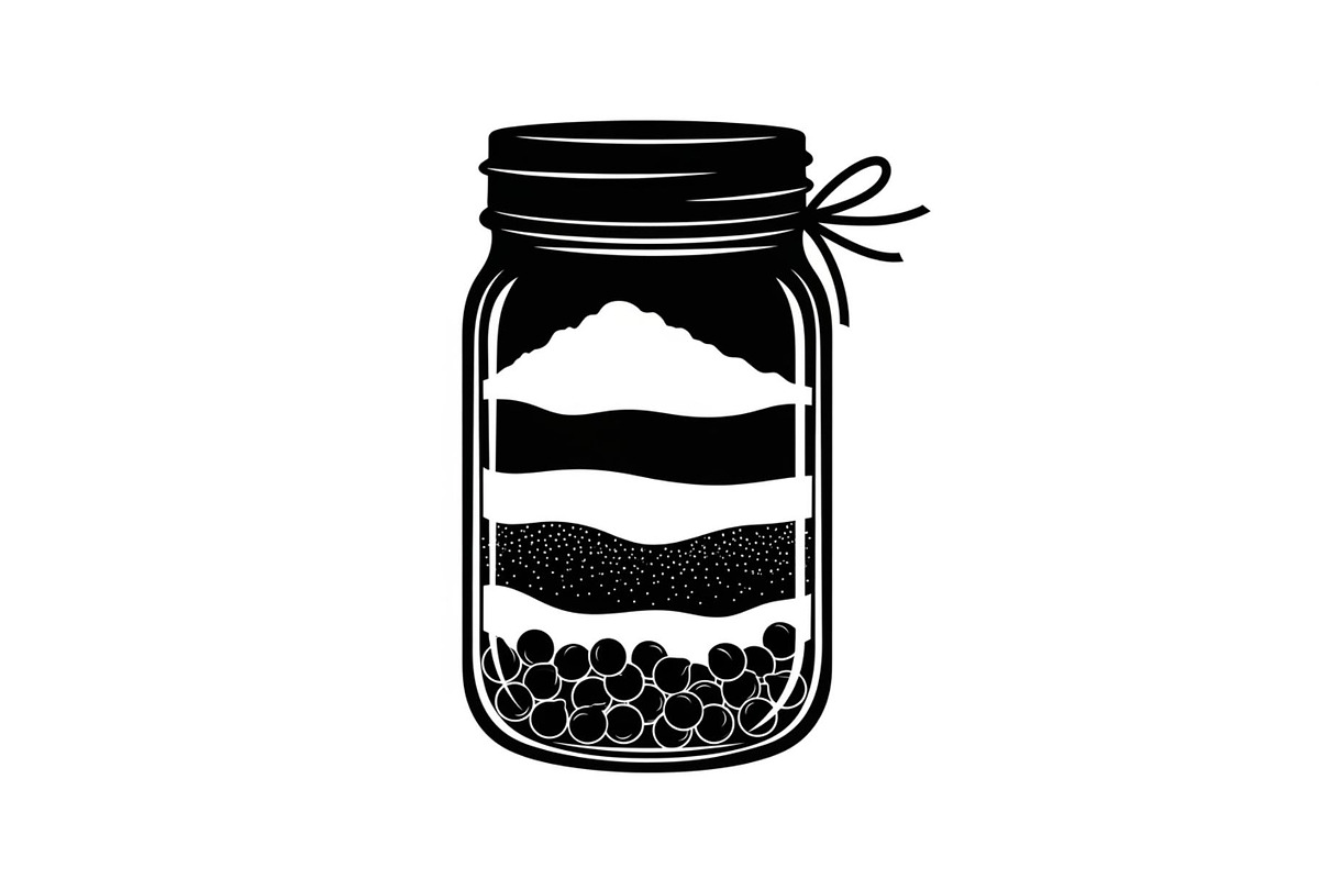 Layered Mason Jar Ingredients Bundle, an Illustration by yasushie (Photo 4 of 31)