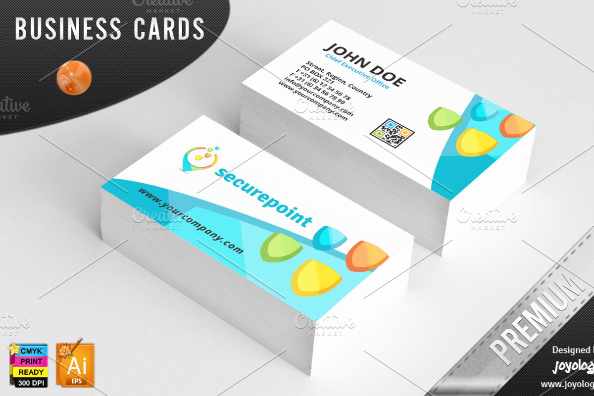3D Shields Point IT Security BC, a Business Card Template by joyologo (Photo 1 of 2)