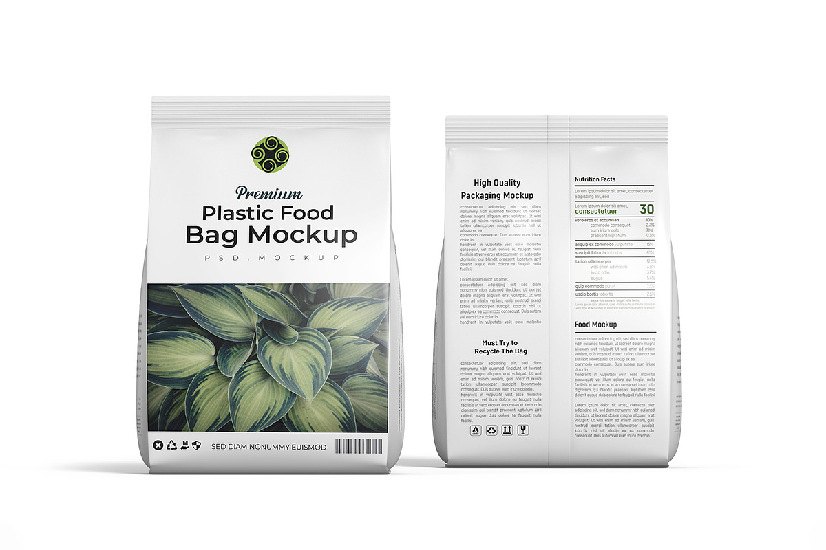 Plastic Food Packaging Bag Mockup, a Packaging Mockup by Ram Studio LLC (Photo 11 of 14)