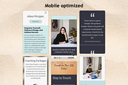 Coaching Wix Website Template, a Wix Template by Mindful Digital Co. (Thumbnail 7 of 10)