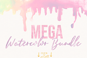 Watercolor Textures kit, an Object Graphic by Photohacklovers (Thumbnail 2 of 21)