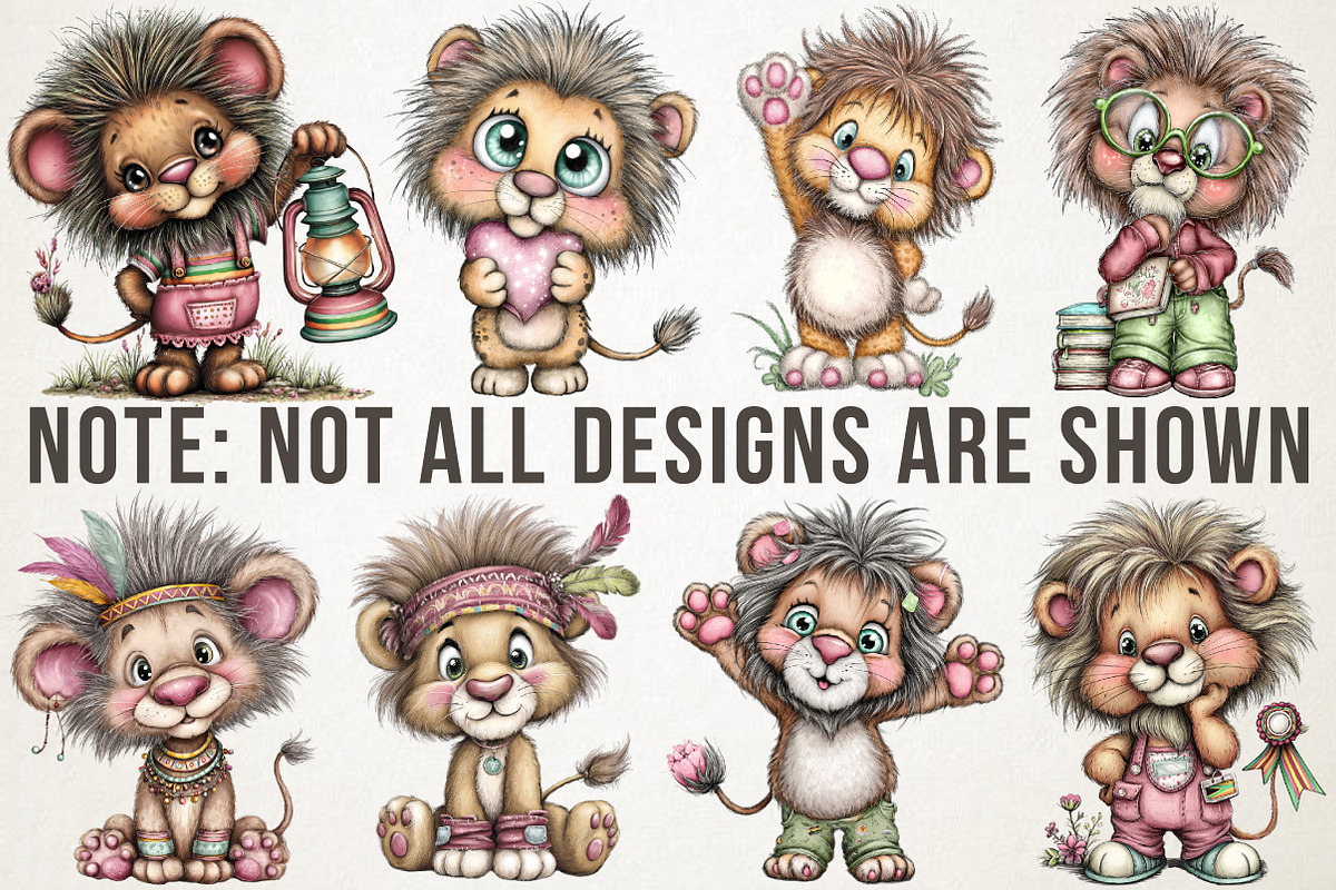 Black History Month Lion Clipart PNG, an Illustration by RobertsArt (Photo 4 of 6)