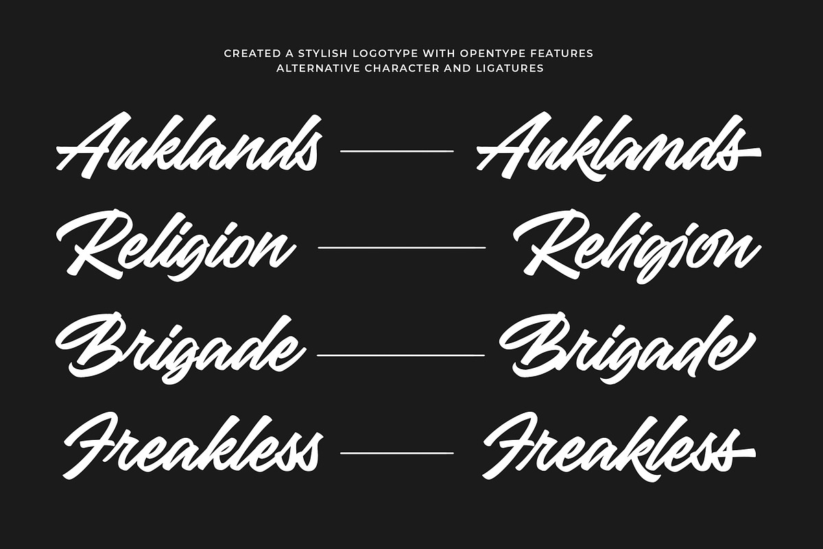 Hicheta a Modern Stylish Script Font, a Script Font by Blankids Studio (Photo 9 of 12)