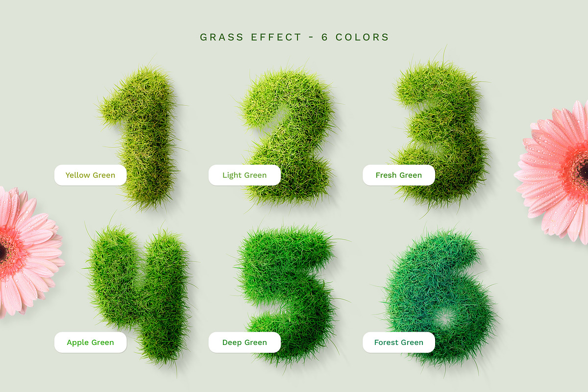 Grass Effect Photoshop Action, an Action Add-On by Andrew Skoch Design (Photo 2 of 6)
