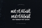 Tokyo Brush & SVG Font, a Handwritten Font by Cruzine (Thumbnail 6 of 7)
