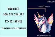 Unicorn Watercolor Clipart, an Illustration by SinaCreation (Thumbnail 4 of 5)