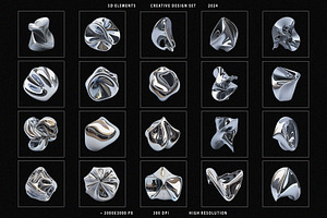 CHROME Design Set 131 Objects