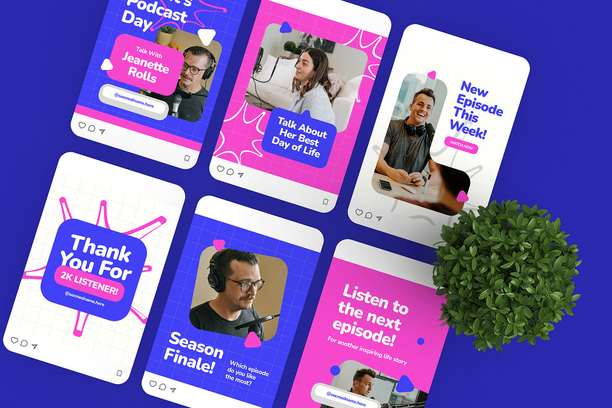 Podcast - Instagram Post, a Resume Template by Izdihaar_Studio (Photo 2 of 3)