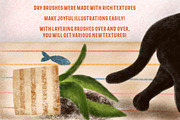 Jolly Dry Brushes for Procreate, a Brush Add-On by Biso Studio (Thumbnail 2 of 8)