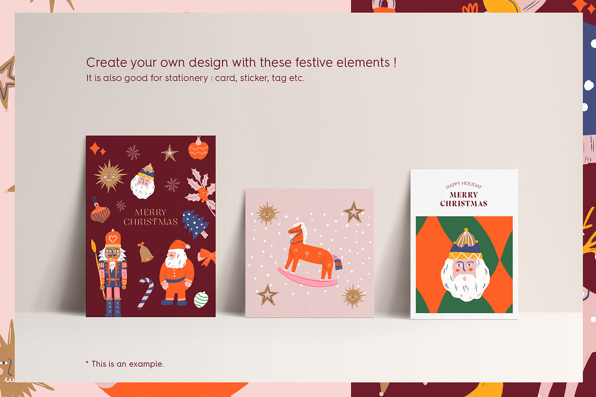 Merry Christmas and festive bundles, an Illustration by Manimanisa (Photo 8 of 10)