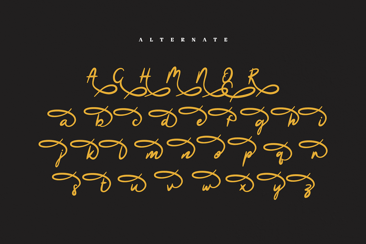 Hayana, a Font by BumbleGraph Studio (Photo 7 of 10)