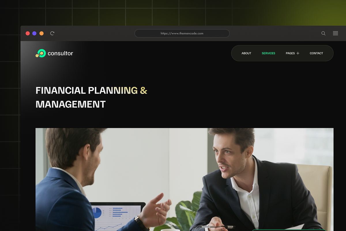 Consultor, Consulting HTML Template, a HTML Template by TNCFlow (Photo 4 of 5)