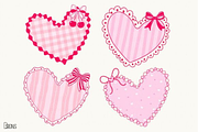 Valentine Bow Heart Frame Bundle Png, a Seasonal Illustration by Design Station (Thumbnail 3 of 3)