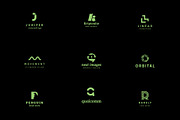 Letter logos template from a to z, a Branding & Logo Template by Nues Design (Thumbnail 9 of 18)
