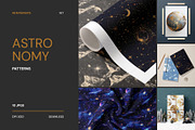 Astronomy Patterns & Prints, a Pattern Graphic by Ninterints (Thumbnail 1 of 17)
