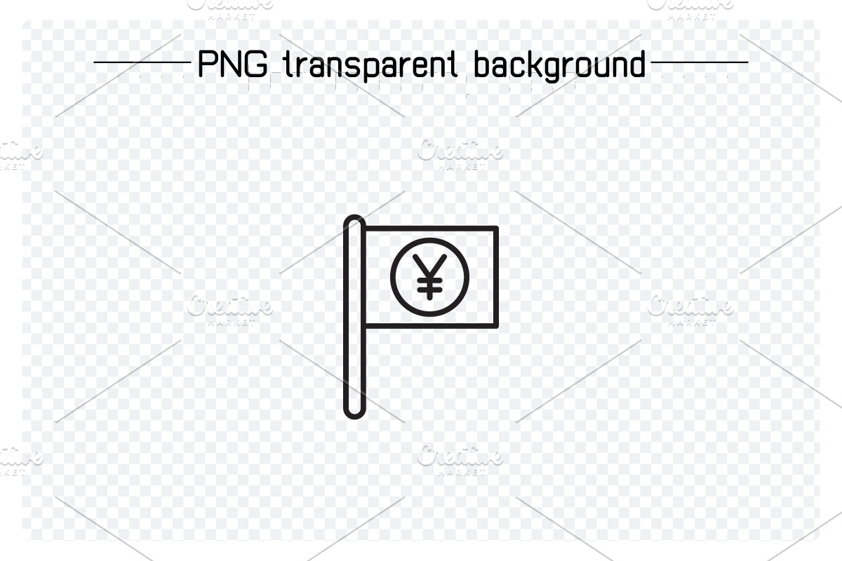 Yuan Coin, Banknote Money Icons Set, a Finance Illustration by Designfour (Photo 5 of 7)