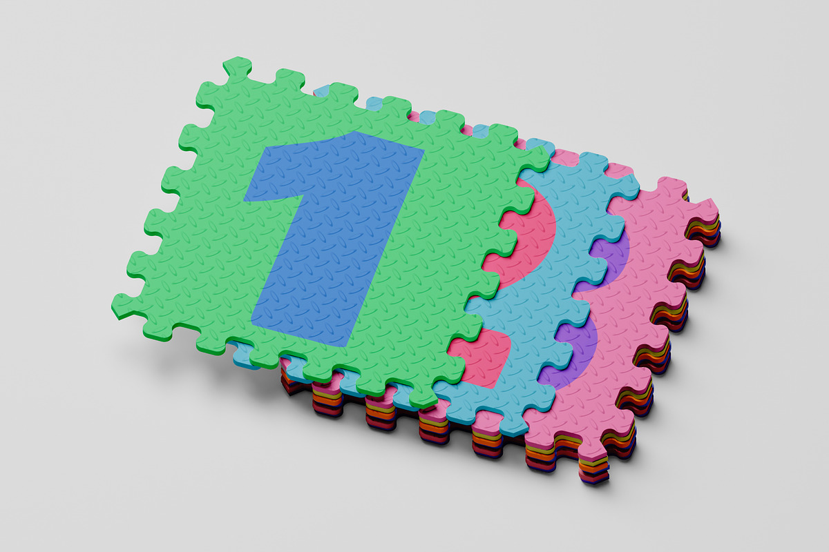 Puzzle Mat Mockup, a Household Mockup by Budogol Studio (Photo 3 of 4)