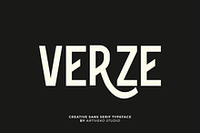 Verze Condensed Strong Font