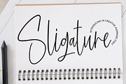 Sligature | Script Font, a Script Font by Scratchones (Thumbnail 1 of 8)