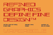 Metrole – Contrast Variable Display, a Sans Serif Font by Drizy (Thumbnail 5 of 10)