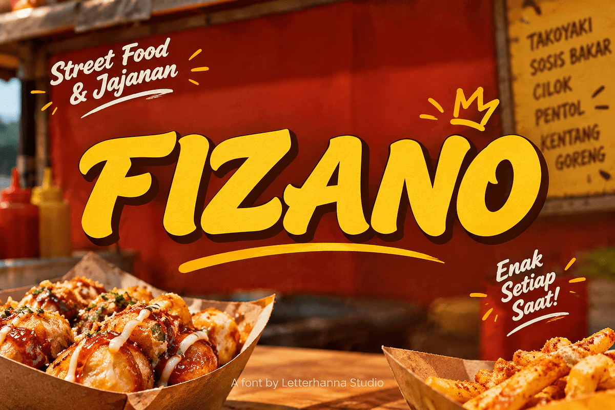 Pichella Bold Script Retro Font, a Handwritten Font by Letterhanna Studio (Photo 5 of 9)