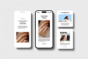 Social Media Mockup, an iPhone Mockup by Graphicell (Thumbnail 3 of 5)
