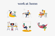 Stay at home, set of illustrations, an Education Illustration by Marish (Thumbnail 5 of 7)