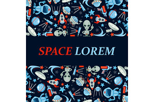 space elements background. solar, an Illustration by Multigon