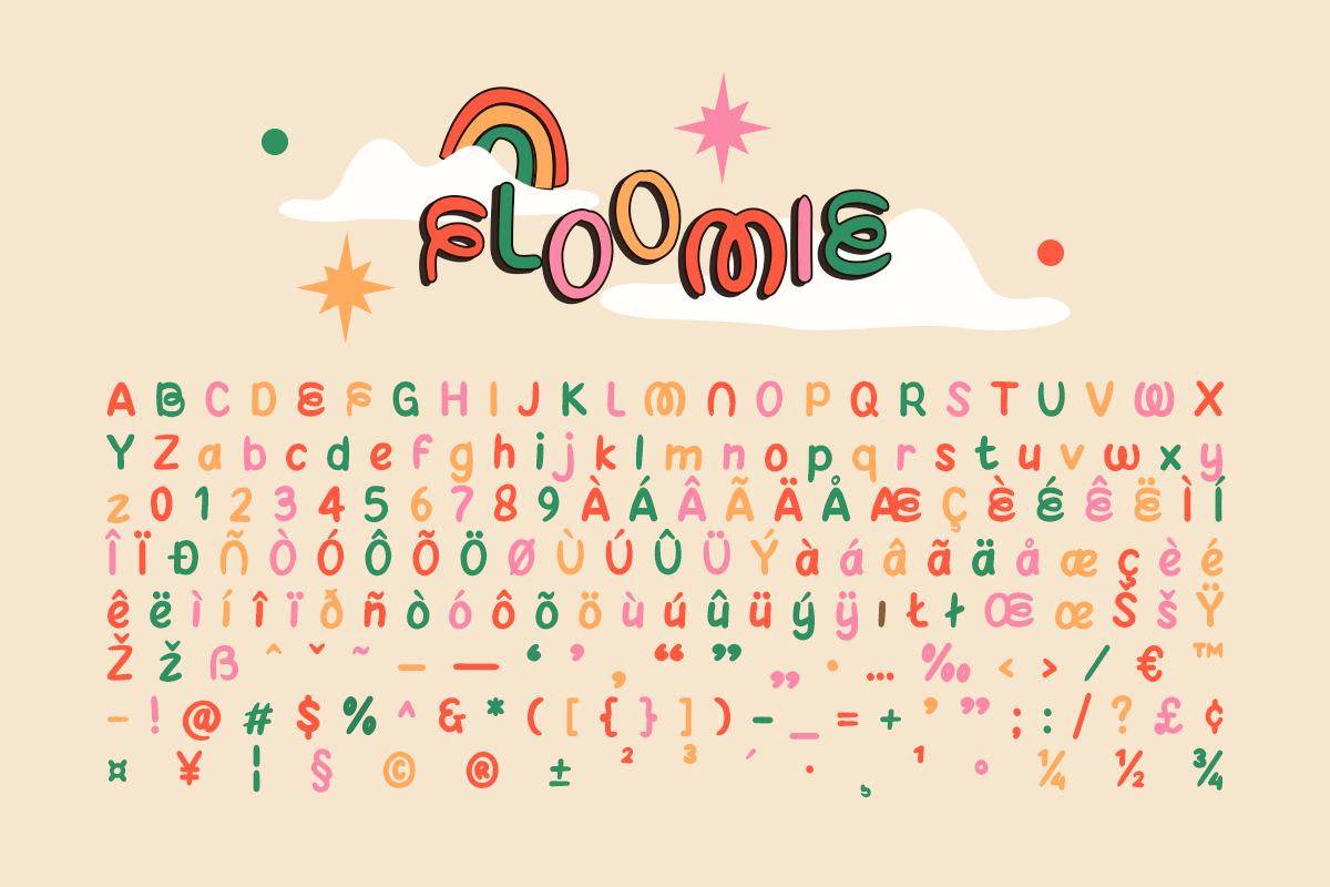 Floomie – Kids Handwriting Font, a Handwritten Font by Brand_Hero (Photo 9 of 10)