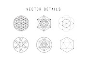 Sacred Geometry Vector Bundle, an Illustration by S K Y B O X (Thumbnail 15 of 17)