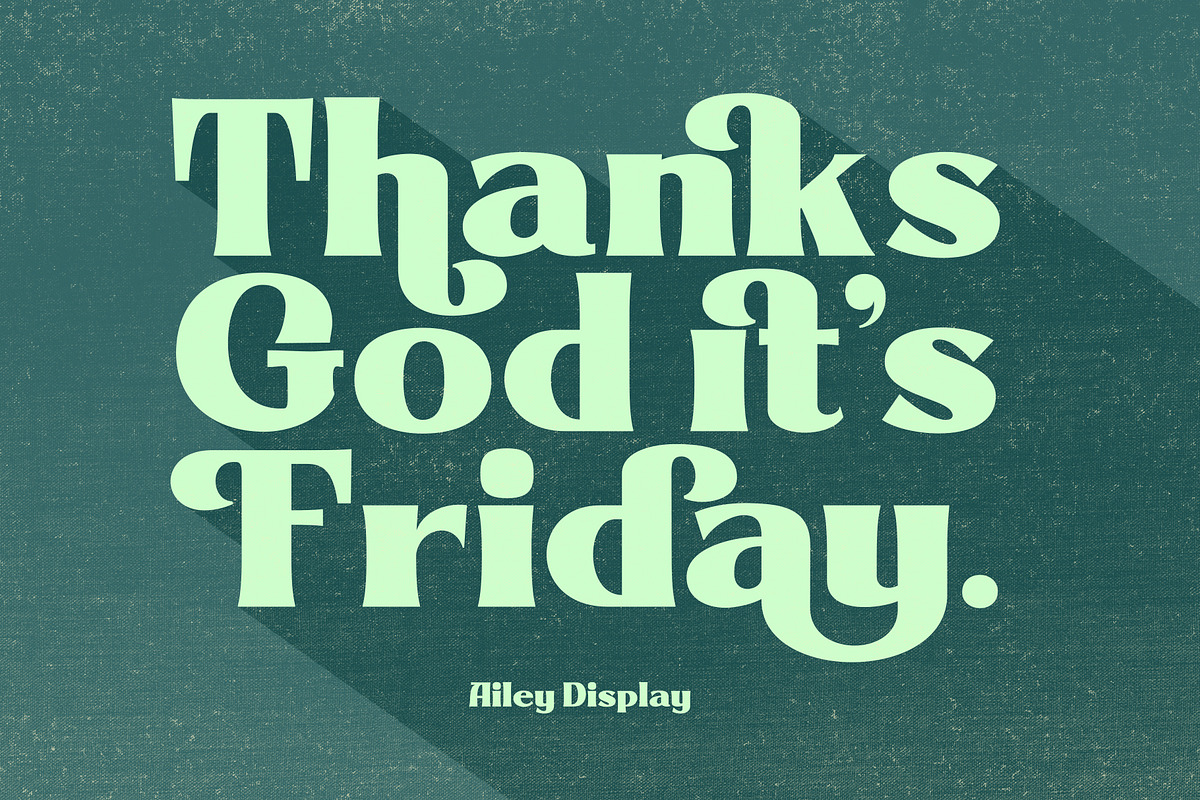 Ailey Display, a Serif Font by Graptail (Photo 14 of 16)