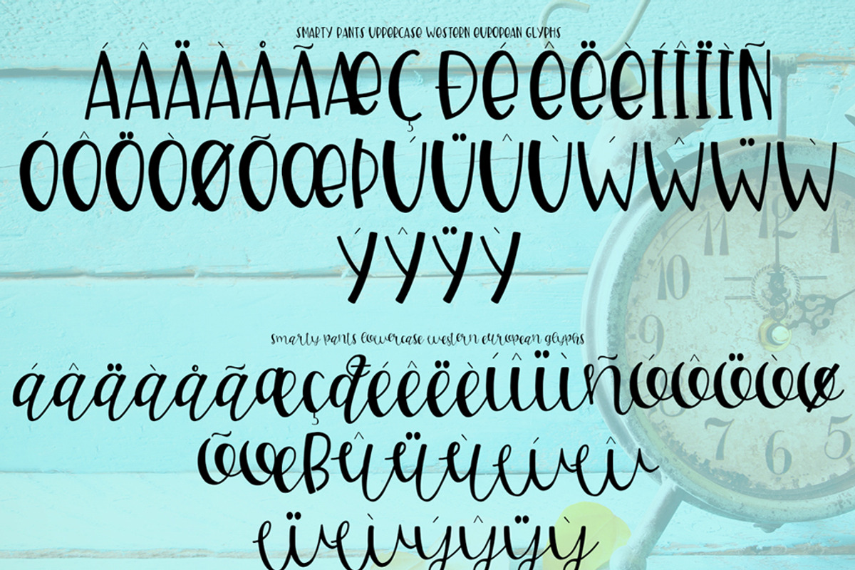 Smarty Pants Font Duo, a Handwritten Font by Groovy Fonts by Mindy (Photo 3 of 7)