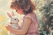 Vintage Easter Wall Art Collection, an Illustration by PrintablesByFranklyn (Thumbnail 7 of 9)