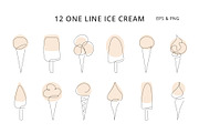 Ice cream abstract, a Pattern Graphic by Anatartan Design (Thumbnail 6 of 18)