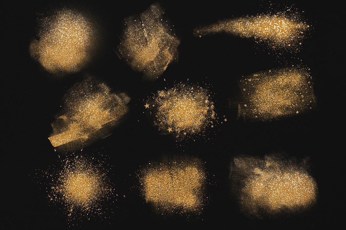 Glitter pixie dust overlays - 18 PNG, an Object Graphic by PixelJungle