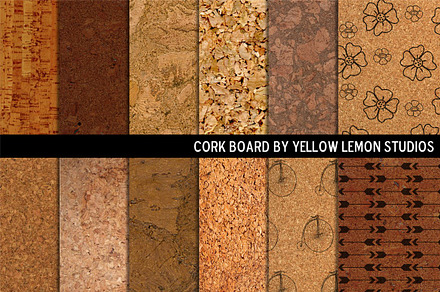 Decorative Cork board backgrounds