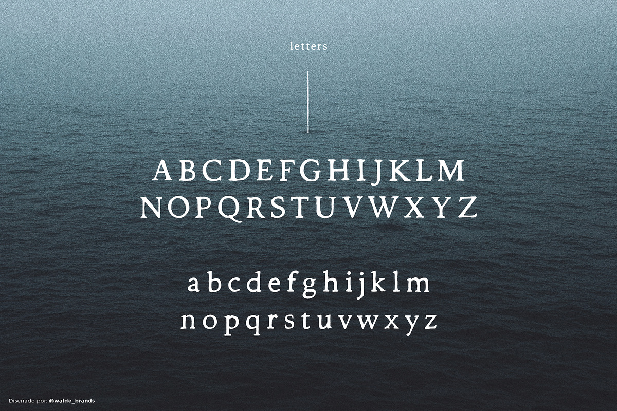 El Caminante Handmade Font, a Serif Font by Walde_Brands Shop (Photo 4 of 9)