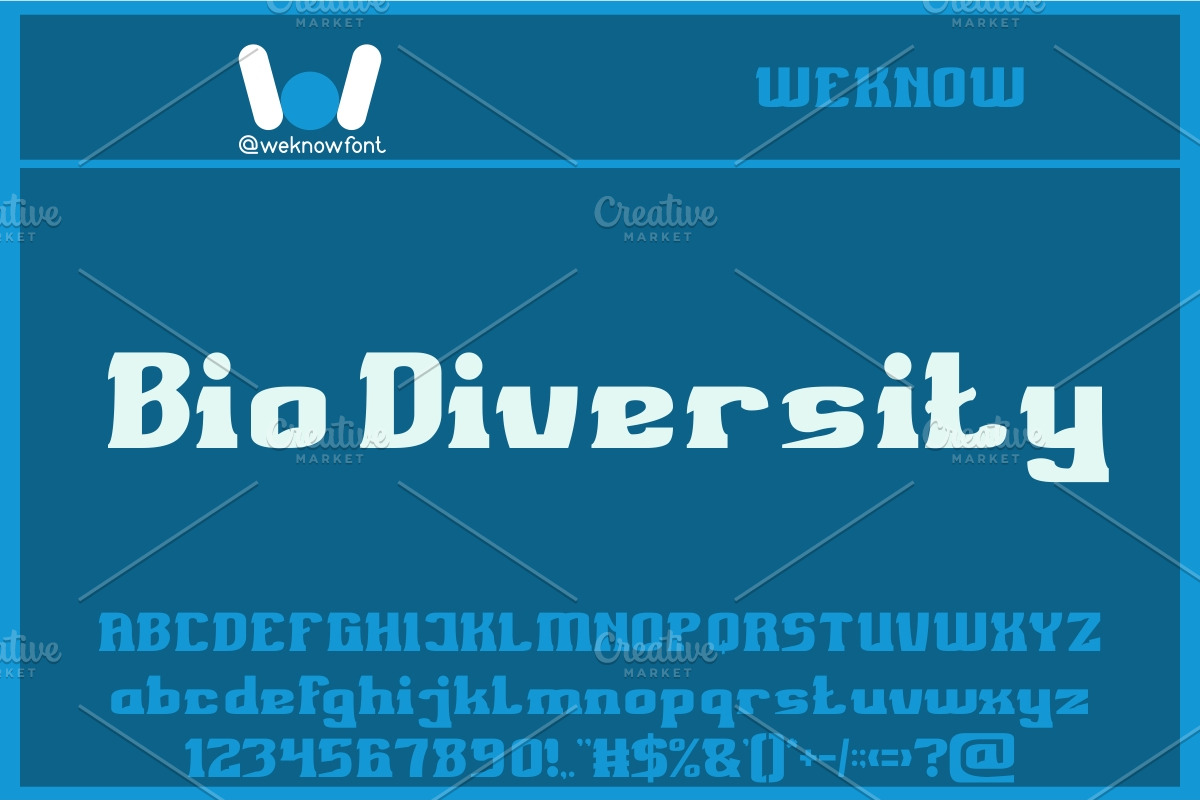Iceberg font, a Font by weknow (Photo 3 of 5)